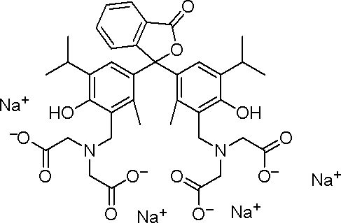 百里酚酞絡合指示劑